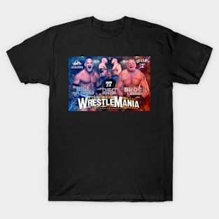 Goldberg vs Brock Lesner T-Shirt